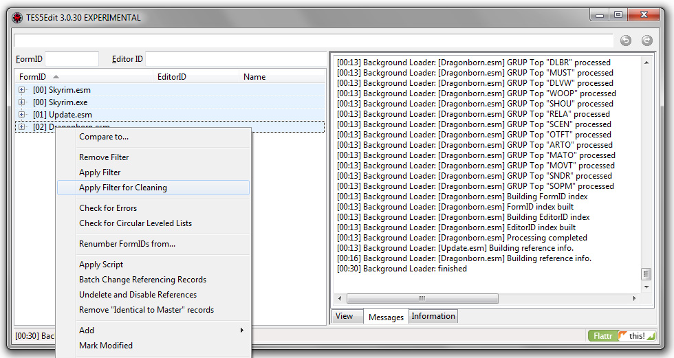 tes5edit mod cleaning tutorial