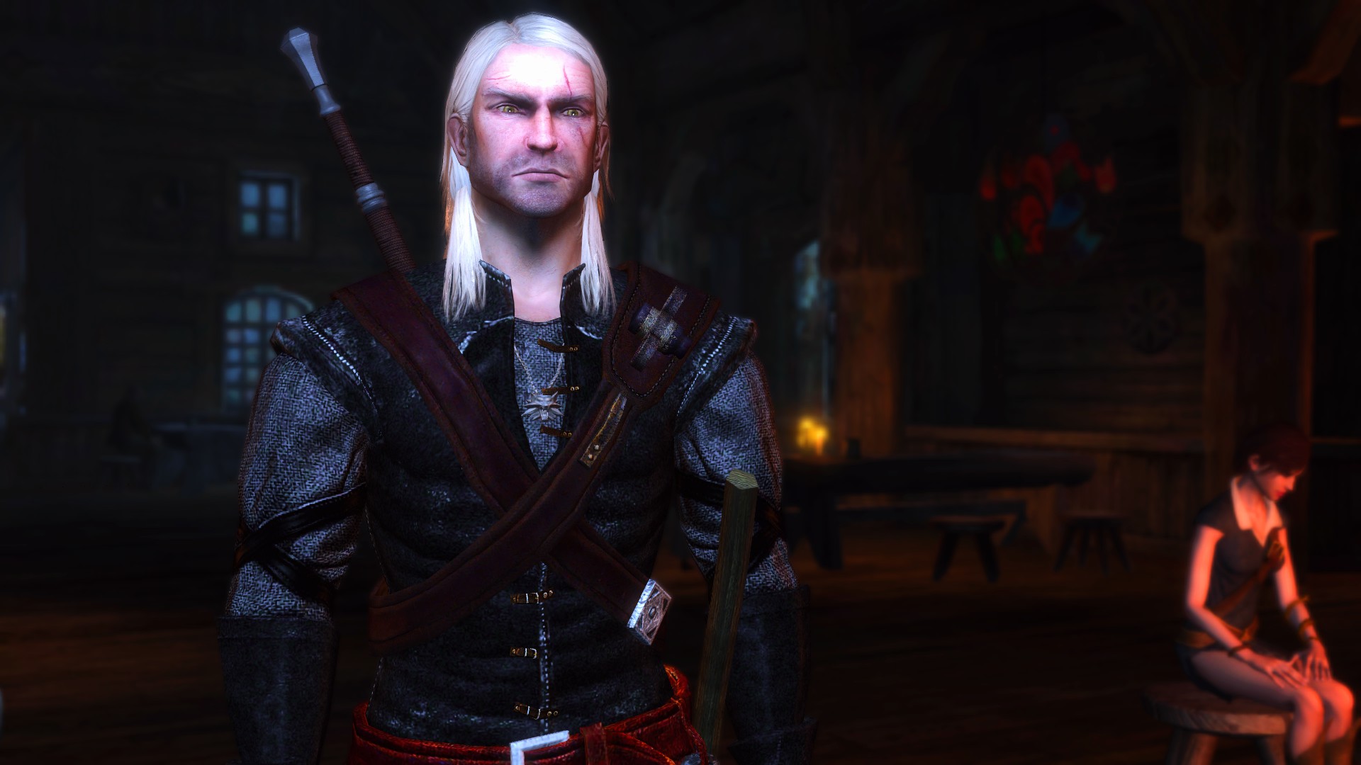 Fanmade Witcher 1 Remake Geralt Concept using mods and editing